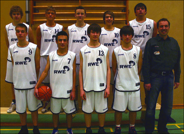 Mannschaftsfoto der U18-Herrenmannschaft Saison 2008/2009