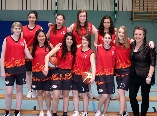 Mannschaftsfoto der U17w-Damenmannschaft Saison 2011/2012